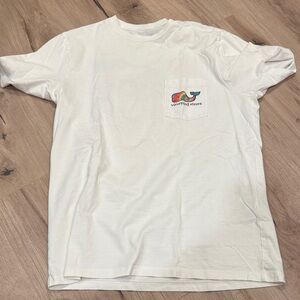Vineyard Vines Classic White Tee with Logo